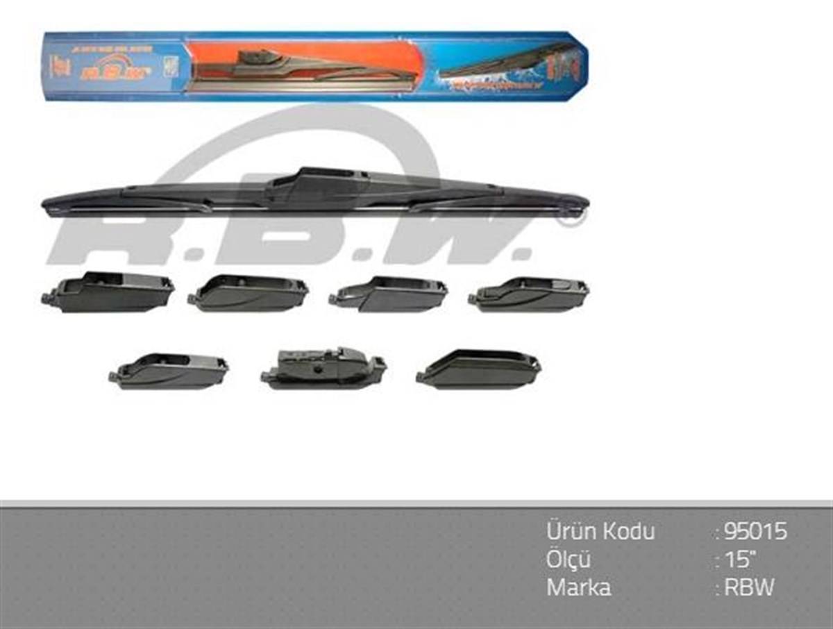 Silgi Süpürgesi Arka 38cm 8 Aparatlırbw95015 | Rbw 95015