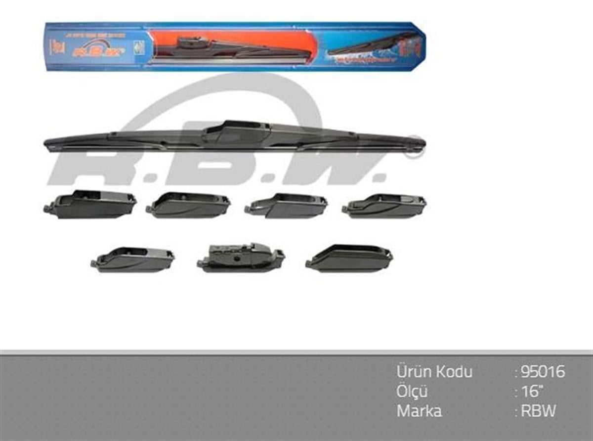 Silgi Süpürgesi Arka 40cm 8 Aparatlırbw95016 | Rbw 95016