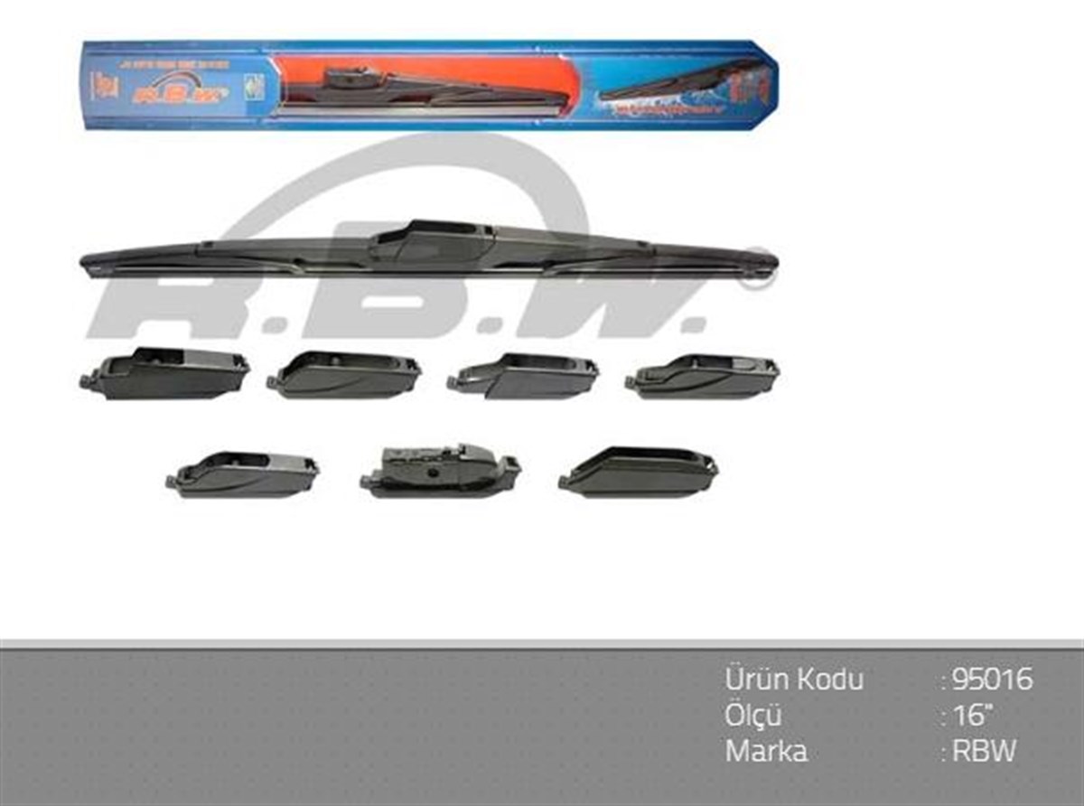 Silgi Süpürgesi Arka 40cm 8 Aparatlırbw95016 | Rbw 95016