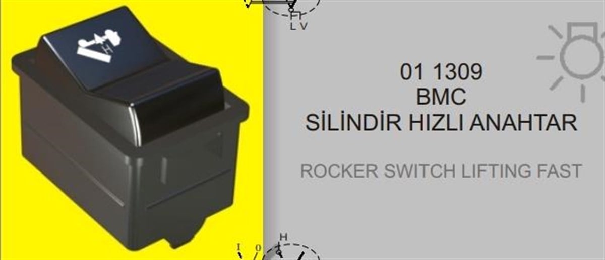 Anahtar Bmc Fatih Damper Silindir Hızlı Fatih Yavuz Ym 011309 | Eng 011309