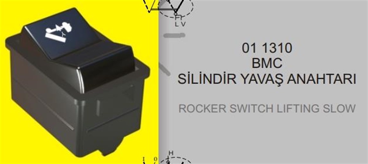 Anahtar Silindir Yavaş Bmc Fatih Yavuz Ym Damper Anahtarı 011310 | Eng 011310