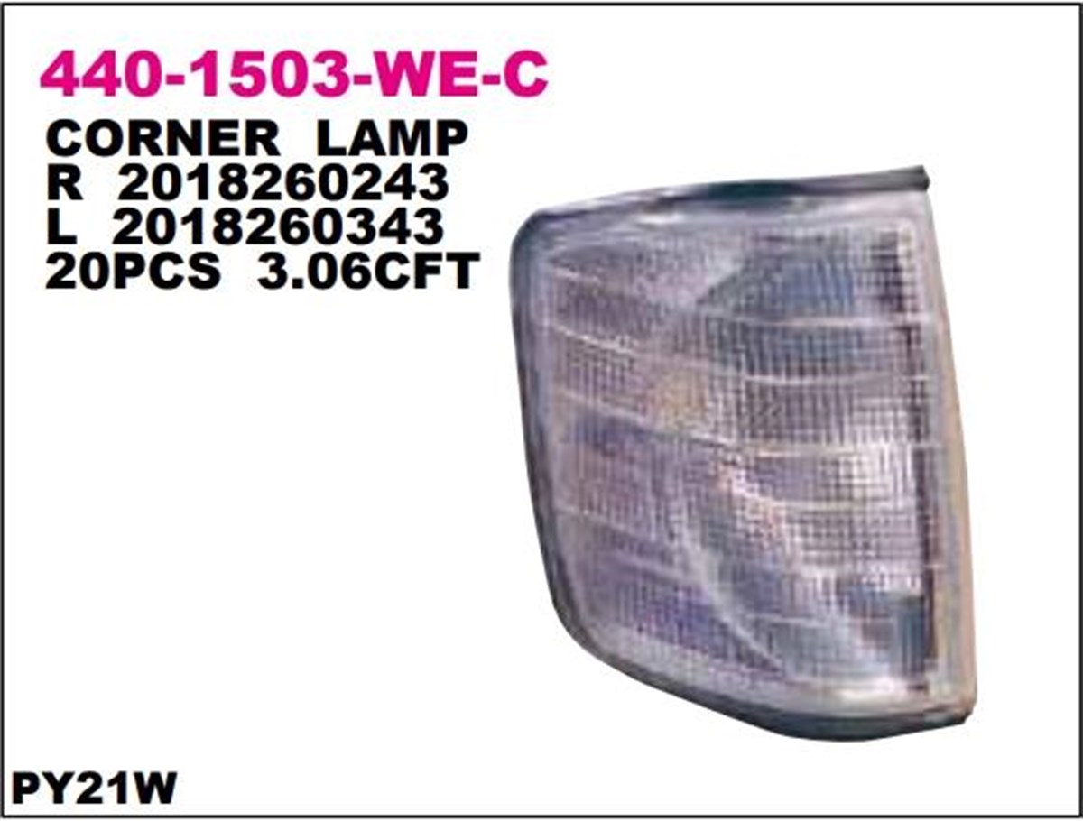 Sinyal Lambası Mercedes 82-93 200e Sağ--440-1503 | Depo 4401503rwec