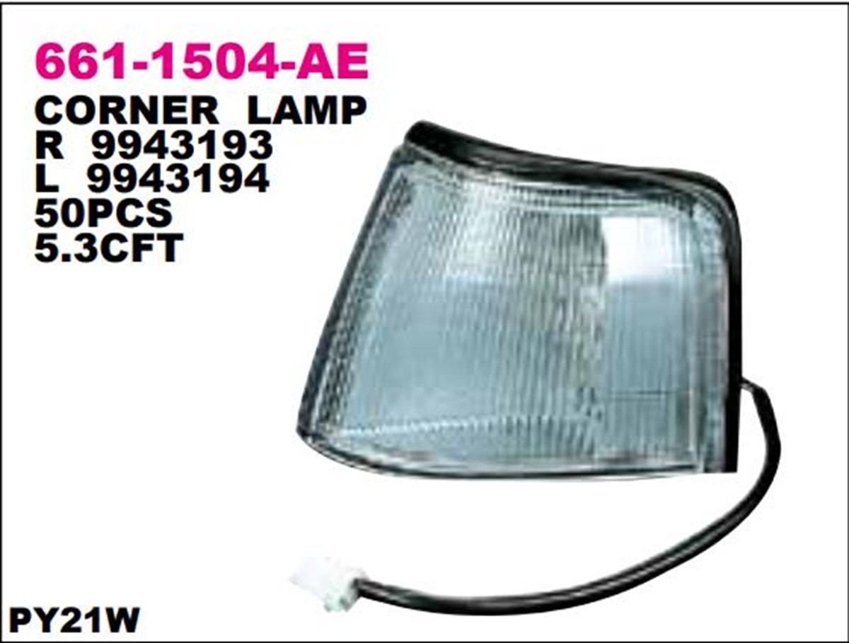 Sinyal Lambası Fiat Uno Ön Sol Beyaz 661-1504l | Depo 6611504lae