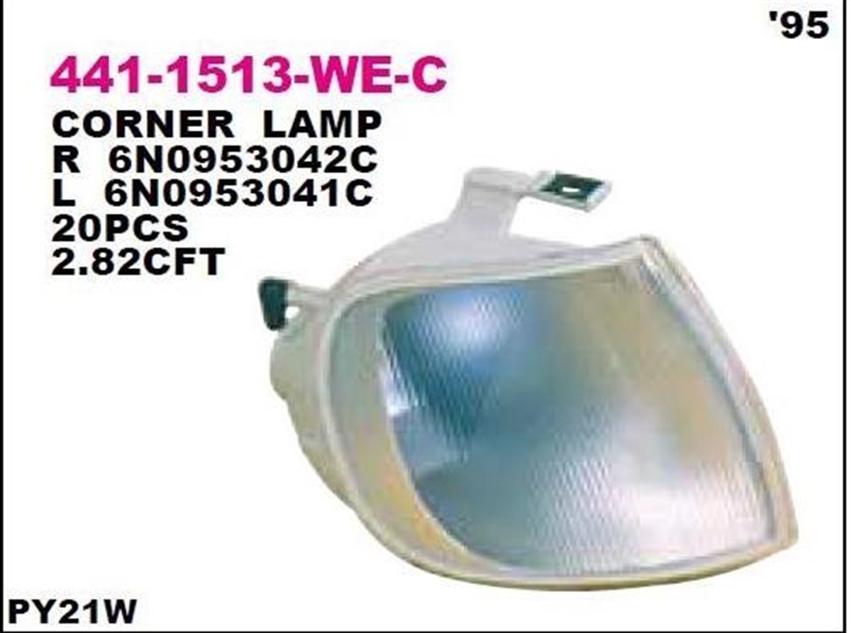 Sinyal Lambası Vw Polo Beyaz Ön Sol--441-1513l3wec | Depo 4411513l3wec