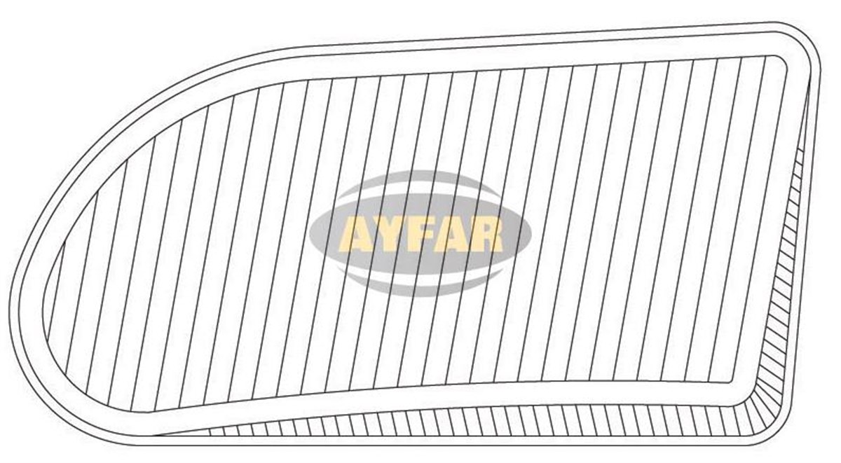 Sis Far Camı Sol R19 Laguna Clio | Ayfar C11213