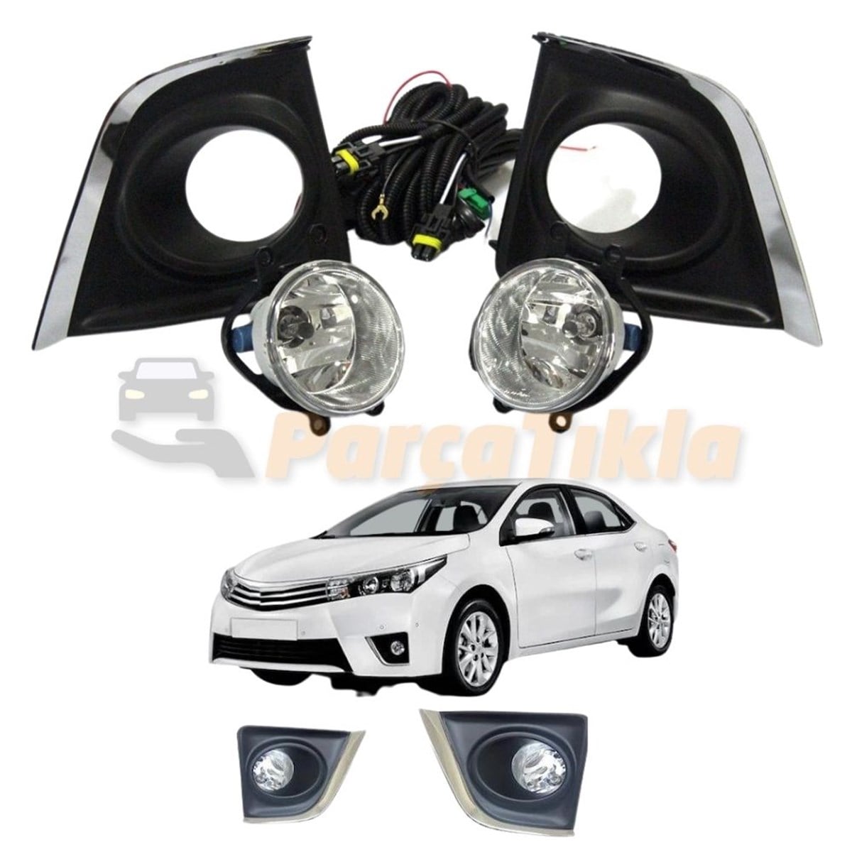 Sis Far Takımı + Çerçeve Takımı Toyota Corolla 2013-2017 Lr-999k |