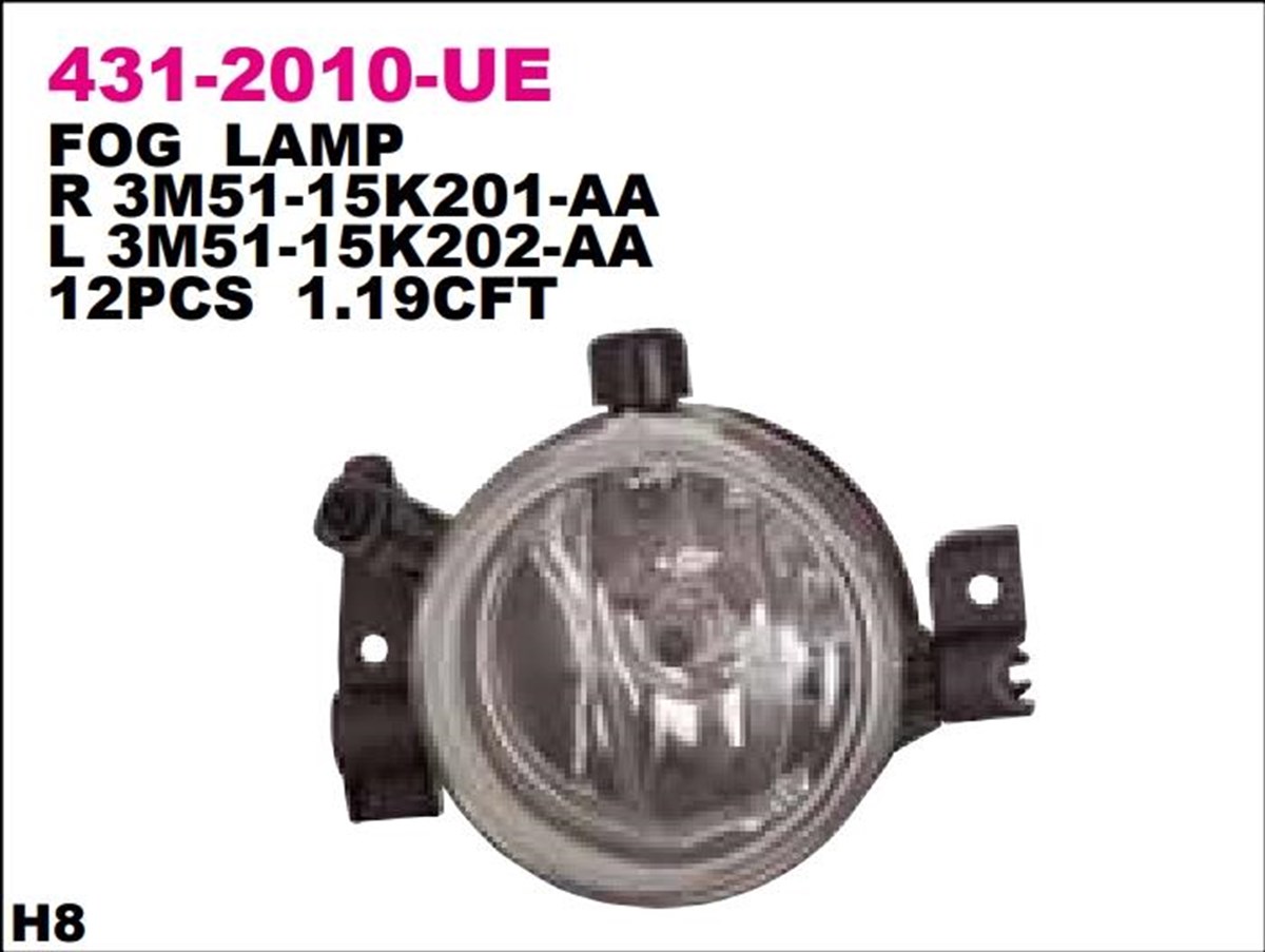 Sis Lambası Ford Focus 03-05/yuvar Sol--431-2010l | Depo 4312010lue
