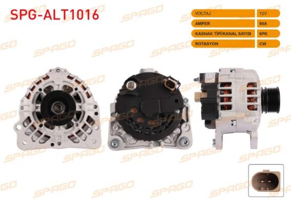 Alternatör 12v 90ah Vw Audi Seat Skoda Bosch Tip Golf Iv 1.6i 1997-2005/ A3 (8l1) 1.6 1996-2003/ Leon (1m1) 1.6 Remark Alt275 | Spago Alt1016