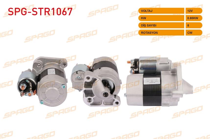 Marş Motoru 12v 8diş Renault Kango Clio Megane Dacıa Logan Sandero 1.4 | Spago Str1067