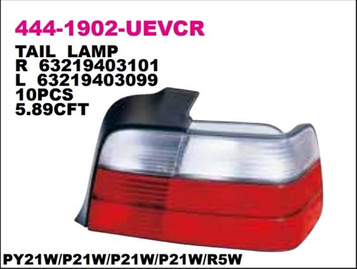 Stop Lambası Bmw -e36 Beyaz Sağ 444-1902r | Depo 4441902ruevcr