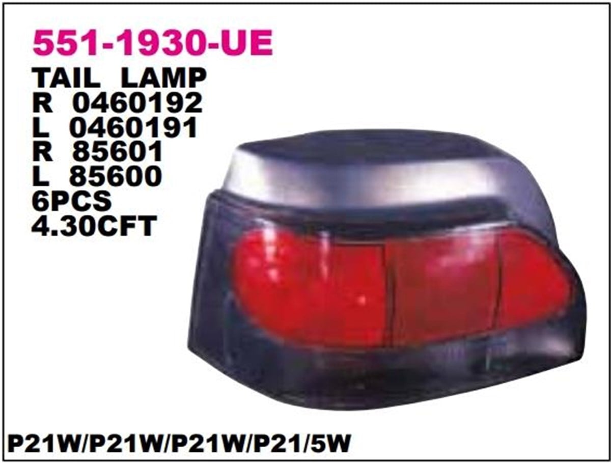 Stop Lambası Clio 96-98/--sol 551-1930l | Depo 5511930lue