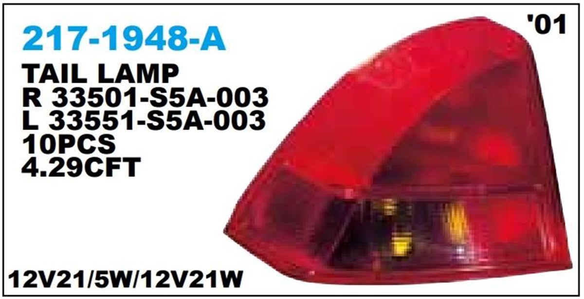 Stop Lambası Honda Cıvıc 2001-2171948la | Depo 2171948la