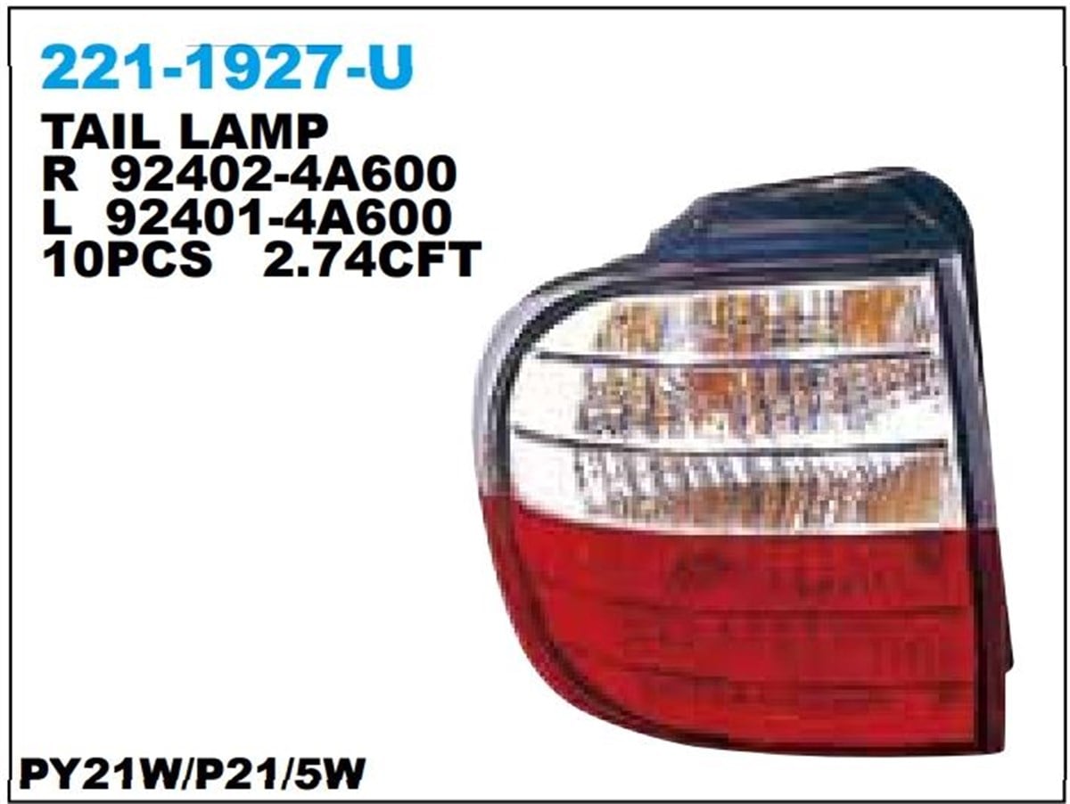 Stop Lambası Hyundai Iveco Starex Sol---221-1927l | Depo 2211927lu