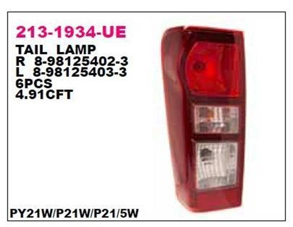 Stop Lambası Isuzu D-max Dmax 12- Duysuz Sağ | Depo 2131934rue