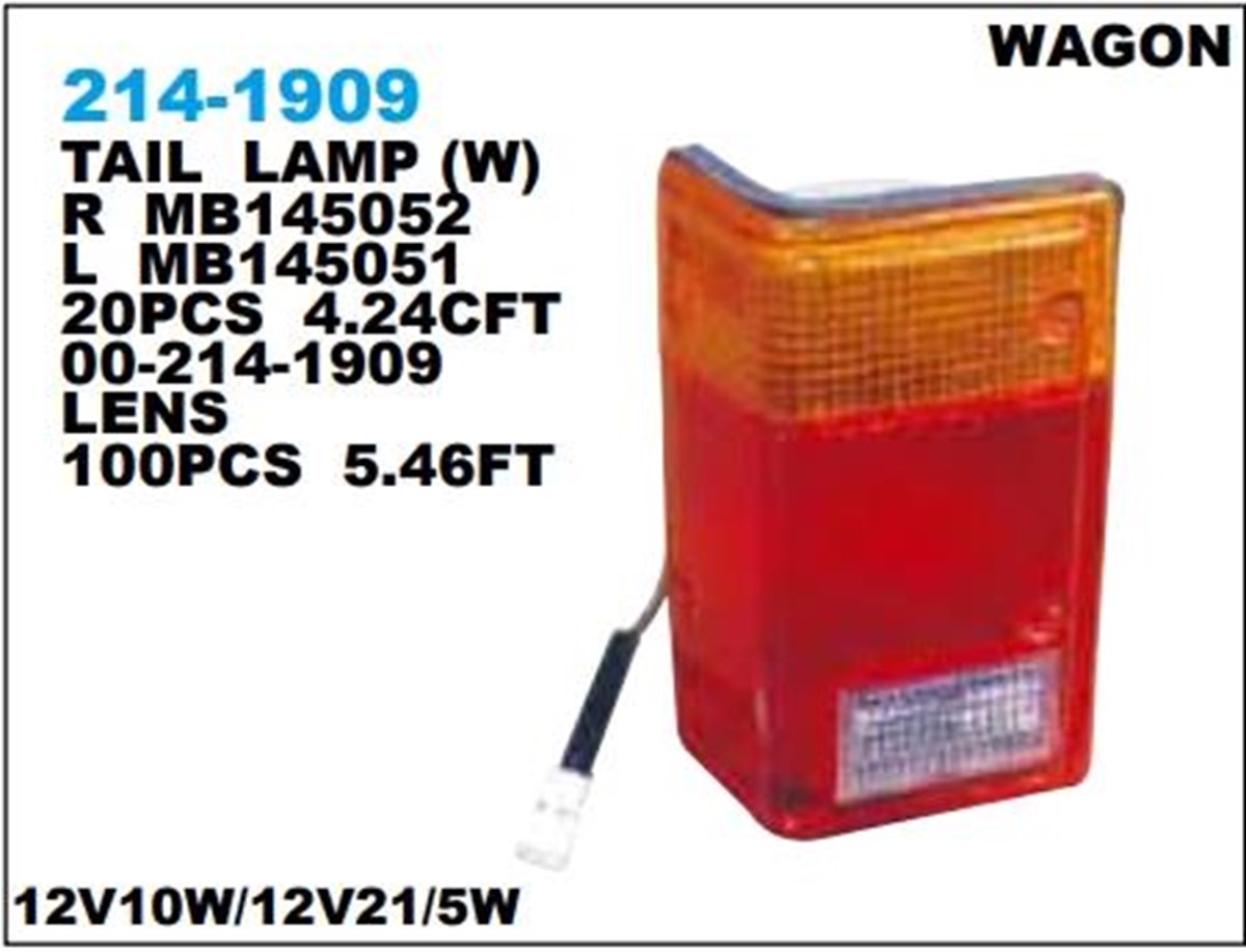 Stop Lambası Mıtsubıshı L300 80-86 Em Sağ 214-1909r | Depo 2141909r