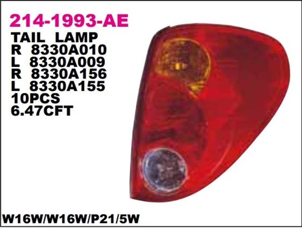 Stop Lambası Mits L200 05- Sarı-beyaz-kırm.sol | Depo 2141993lae