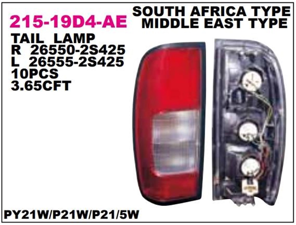 Stop Lambası Nissan D.22 Ym Sağ Skystar 97215-19d4r | Depo 21519d4rae
