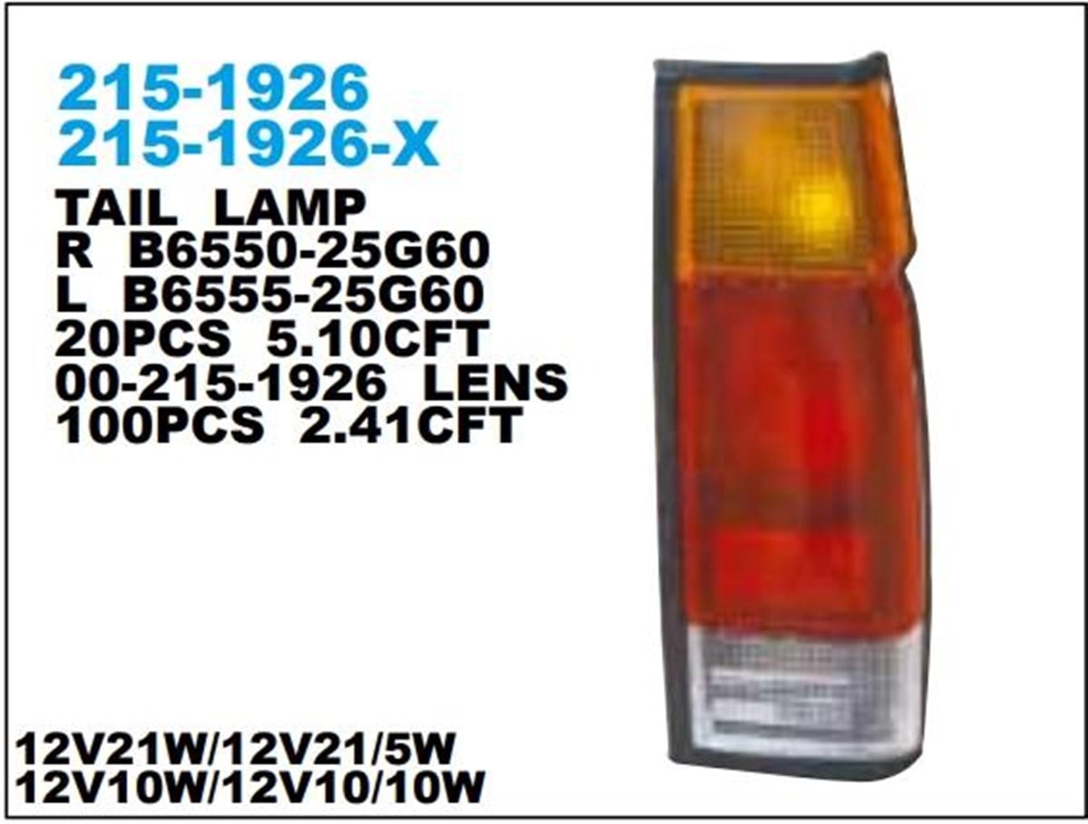 Stop Lambası Nissan D21/22 86-99 Sağ215-1926 | Depo 2151926rxe