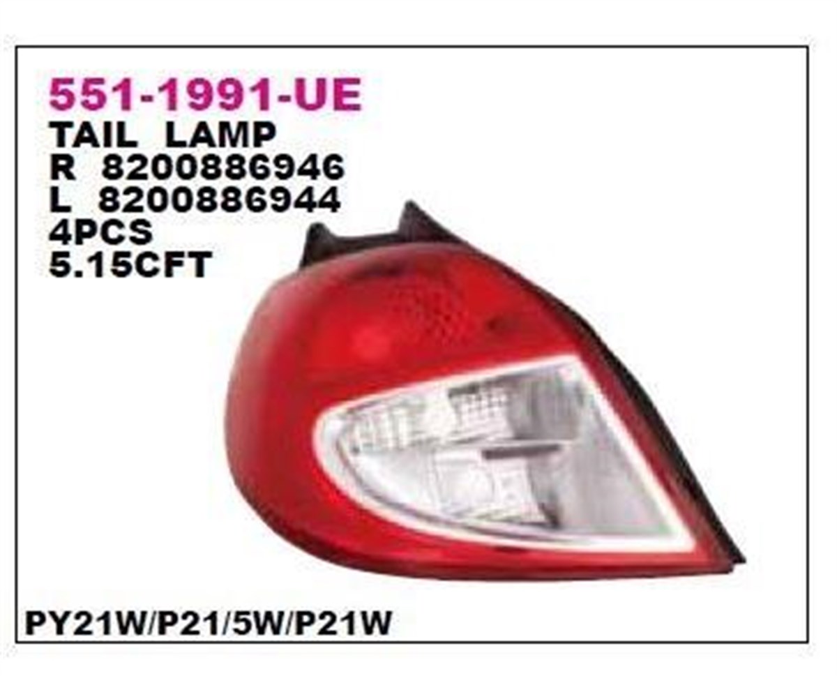 Stop Lambası Sağ Clıo 3 Hb 2009-2013 | Pleksan 3566