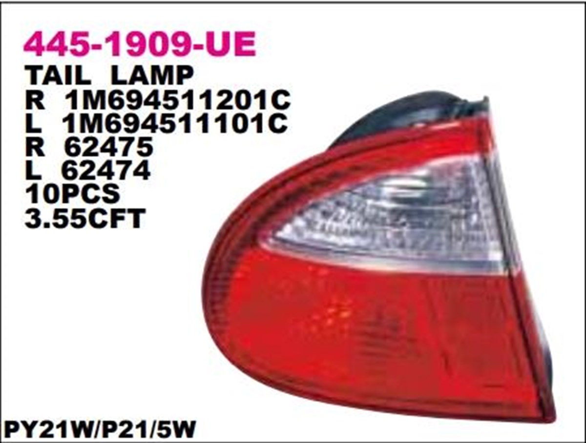 Stop Lambası Seat Leon 99-03--sol-dış---445-1909l | Depo 4451909lue