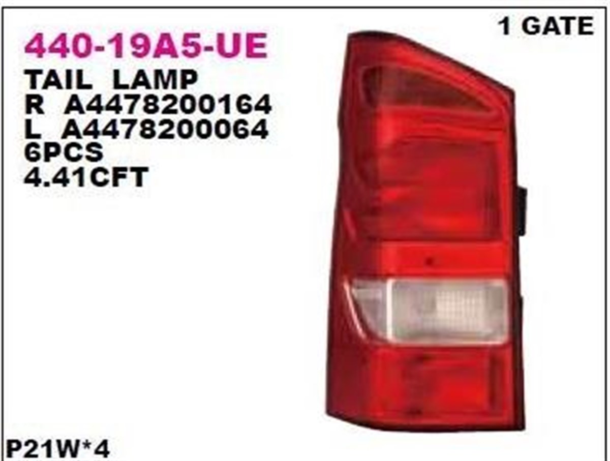 Stop Lambası Sol Mercedes W447 Vito 14- | Depo 44019a5lue
