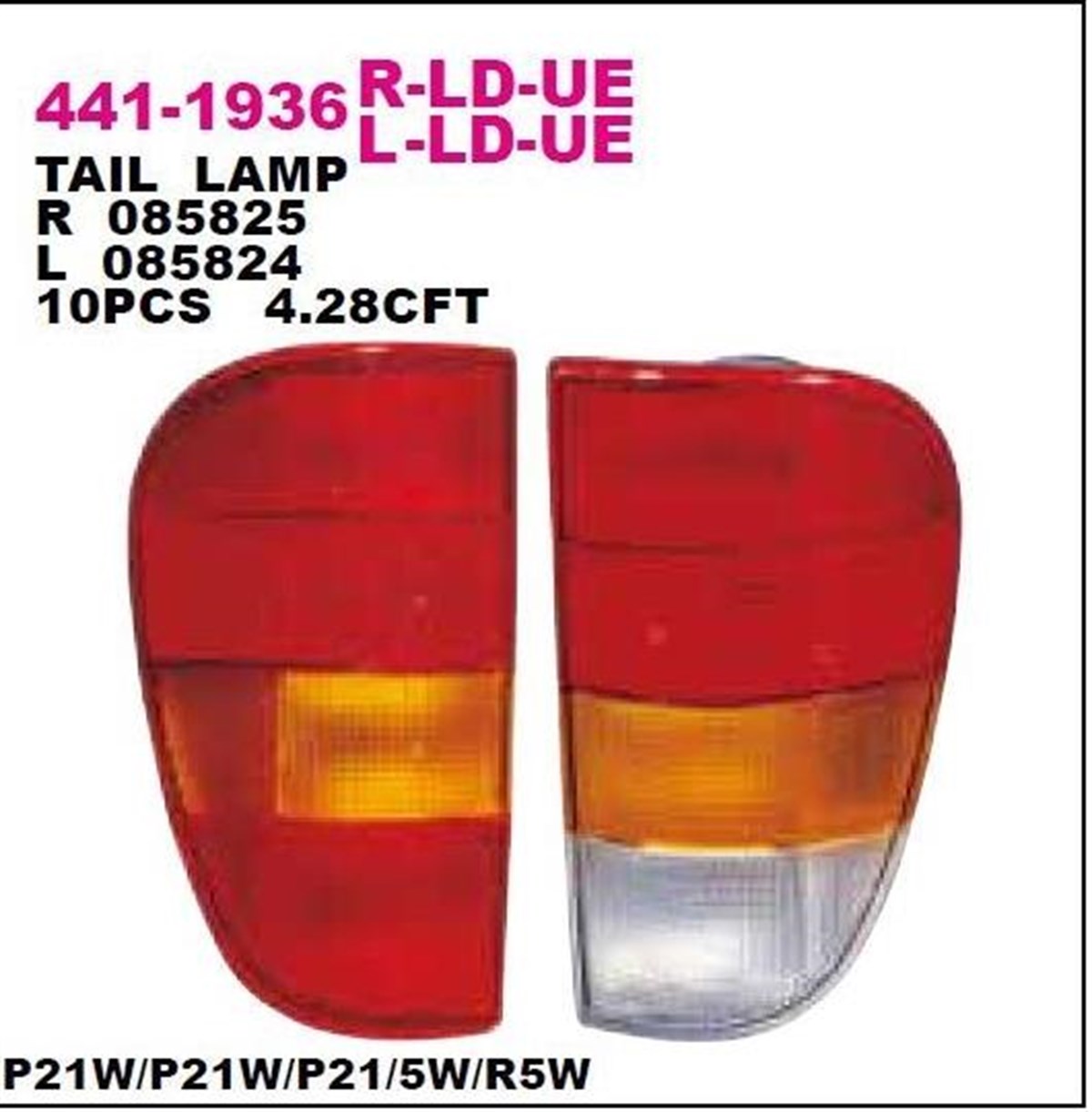 Stop Lambası Sol Volkswagen Caddy 97-02 | Depo 4411936lldue