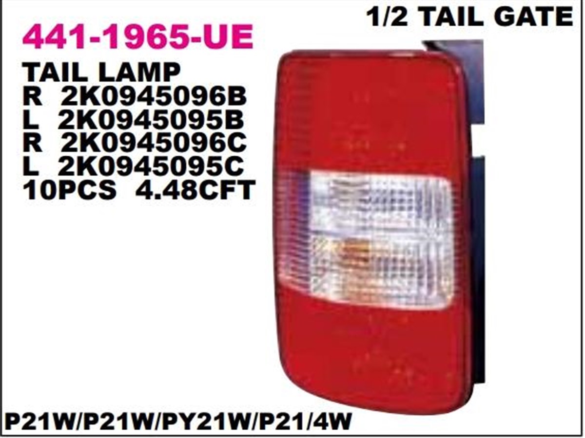Stop Lambası Vw Caddy Sol 03 441-1965lue | Depo 4411965lue