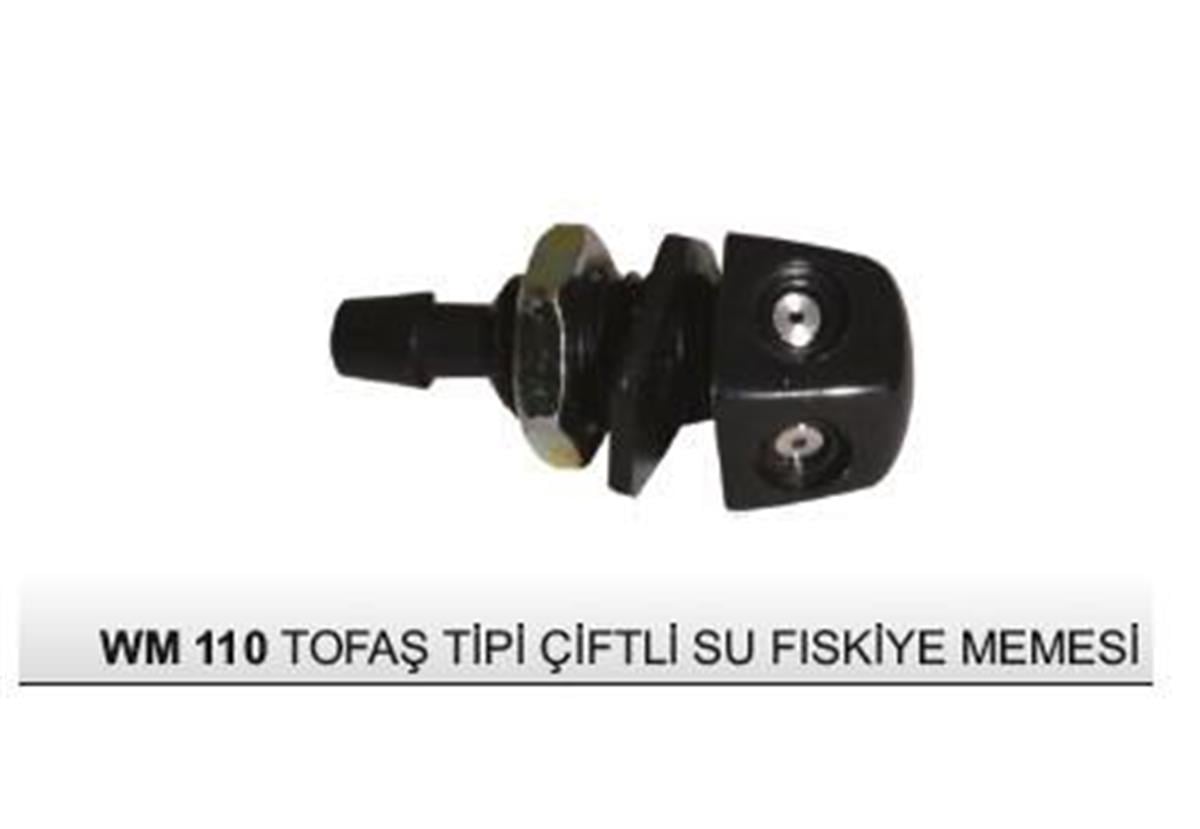 Su Fıskiye Memesi R12 Tofaş Tipi Çiftli Metal | Vertex Wm110