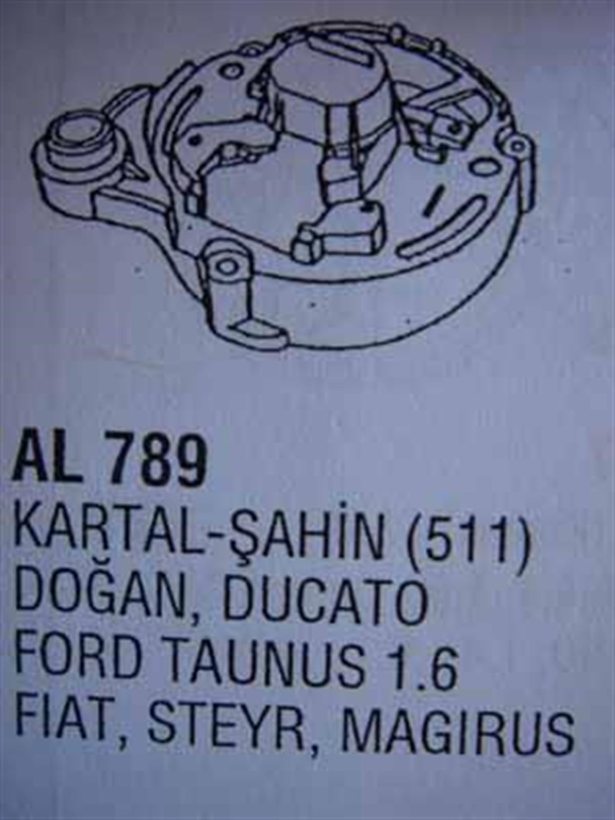 Tarak Diyotsuz Arka Kapak Tofaş Taunus Stey Kartal Şahin Slx Dogan Fıat Traktör 83603721 | Mako 83603721