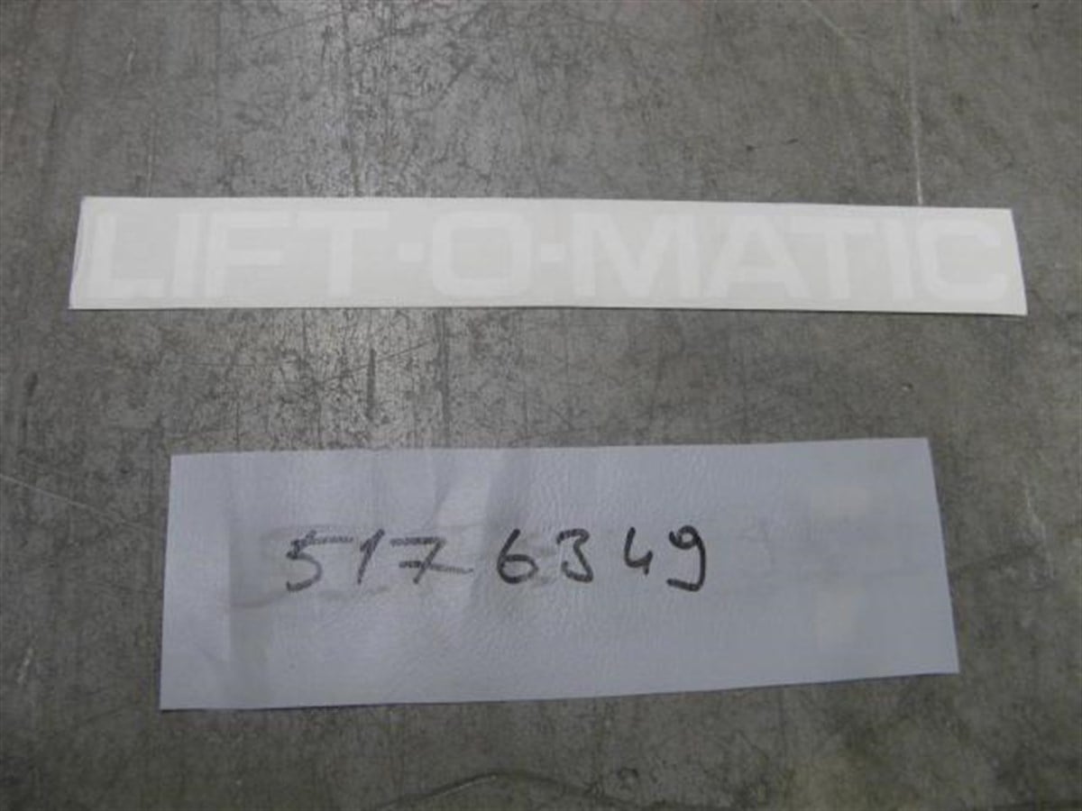Liftomatik Etiketi Fiat-new Holland :trm 55/70/56 Lift-o-matik Etiketi 5176349 | Nh 5176349