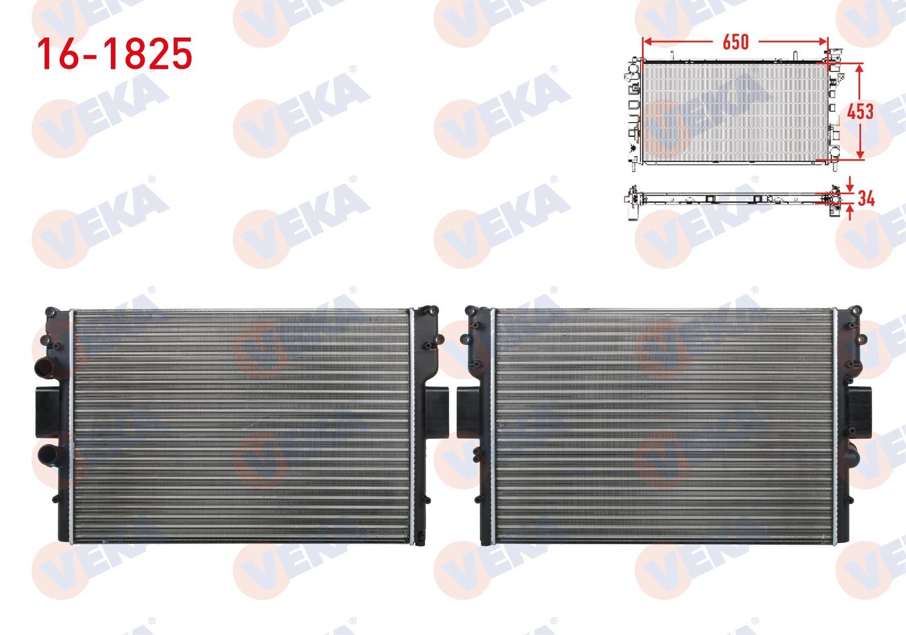 Radyatör Su Radyatörü Mekanik Iveco Daily Iv (35c) 2.3 D M-t Ac+/- 2006-2011 | Veka 161825