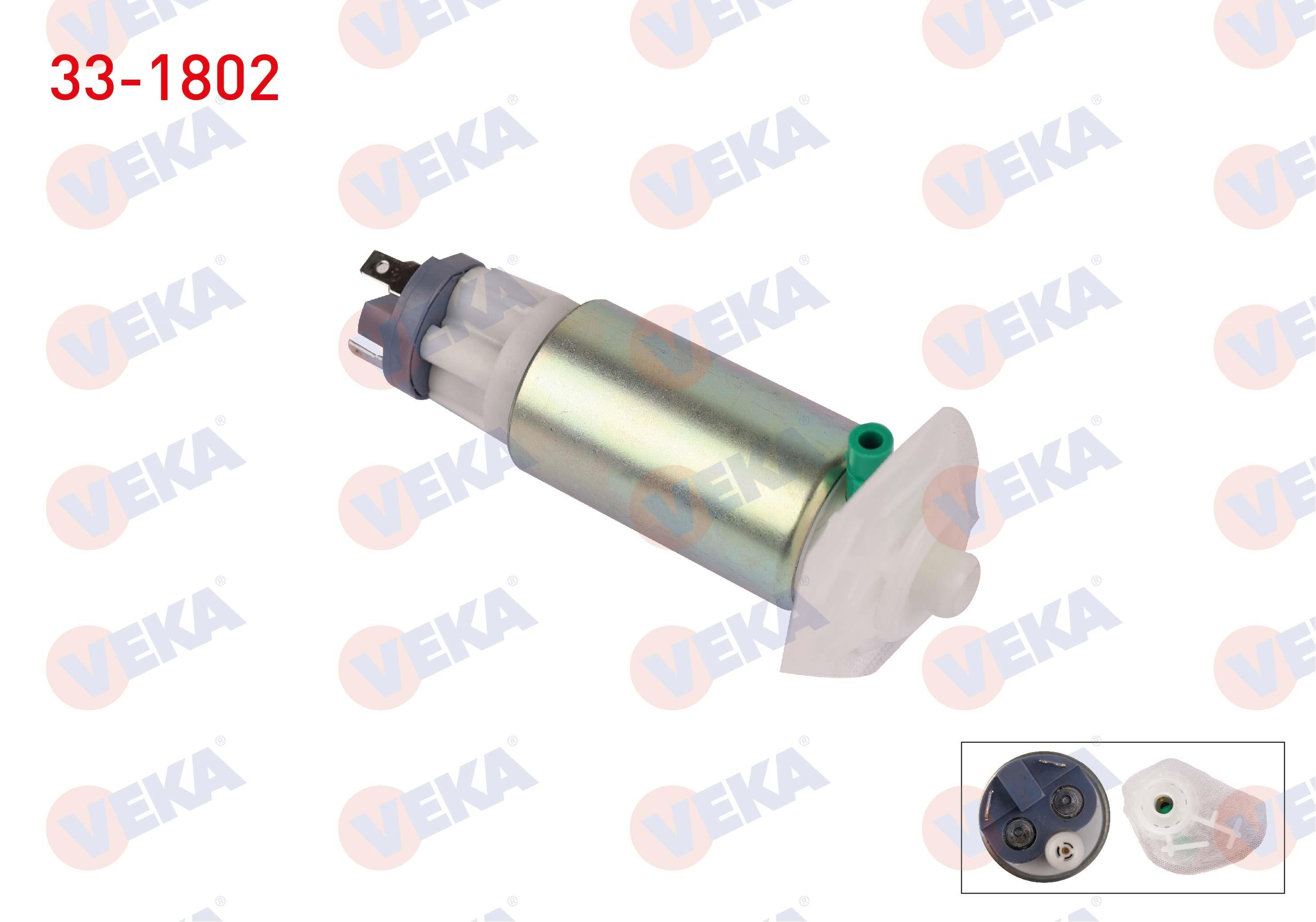 Yakıt Pompası 3.1 Bar Fiat Palio 96-05 Peugeot Partner 306 93-02 406 95-04 Rover 214i 414si 95-00 Rover 25 99-05 | Veka 331802