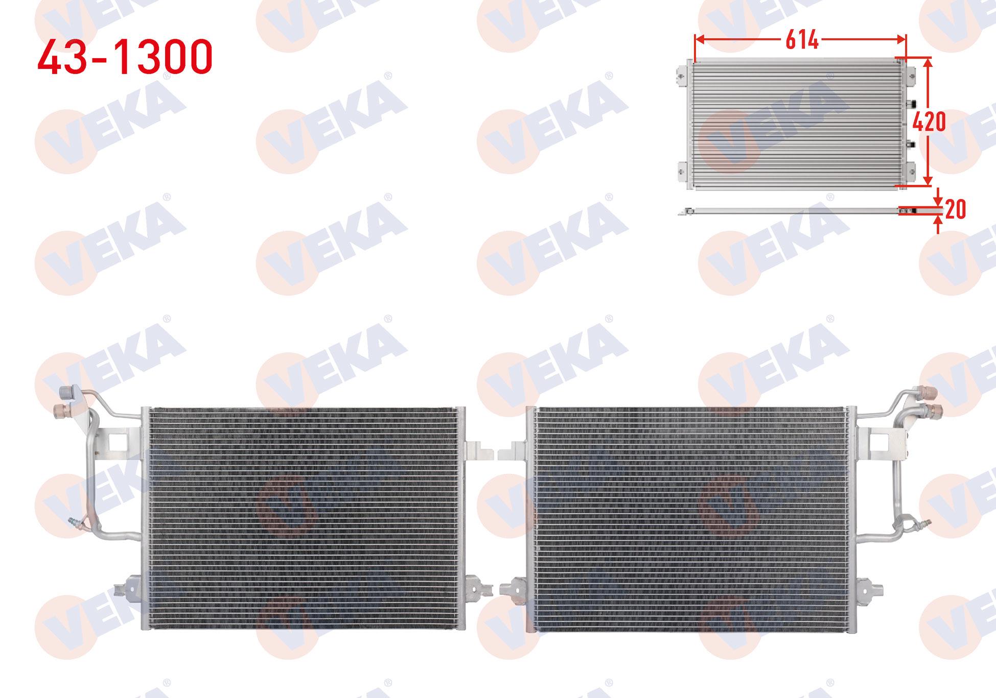 Klima Radyatörü Audi A6 (4b,c5) 1.8 T 1997-2004 Audi | Veka 431300