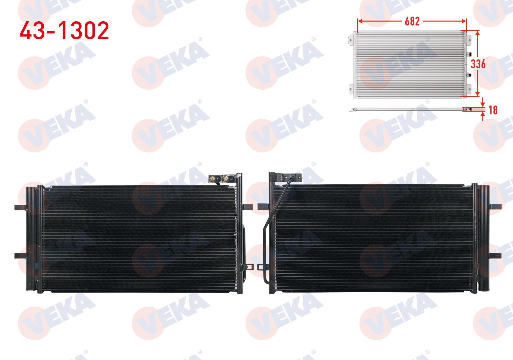 Klima Radyatörü Audi Q3 (8u) 1.4 Tfsı 2011- Audı Vw | Veka 431302
