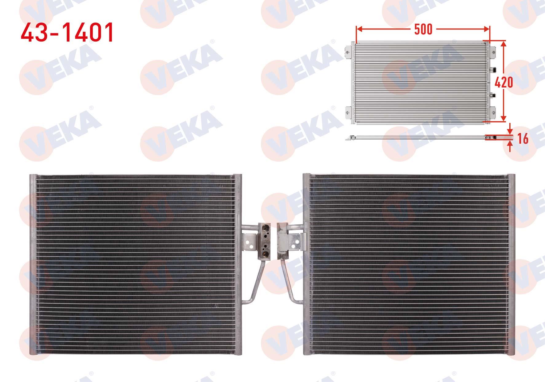 Klima Radyatörü Bmw 5 Serısı 95-03 E39 520ı | Veka 431401