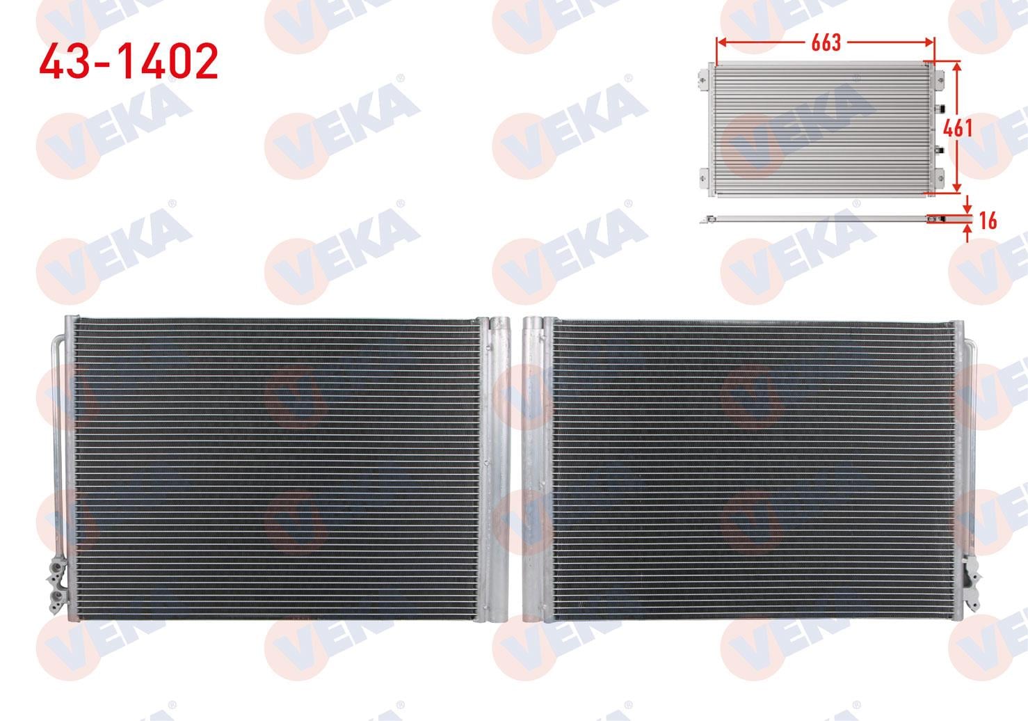 Klima Radyatörü Bmw 5 Serisi 10- F10 520 D | Veka 431402
