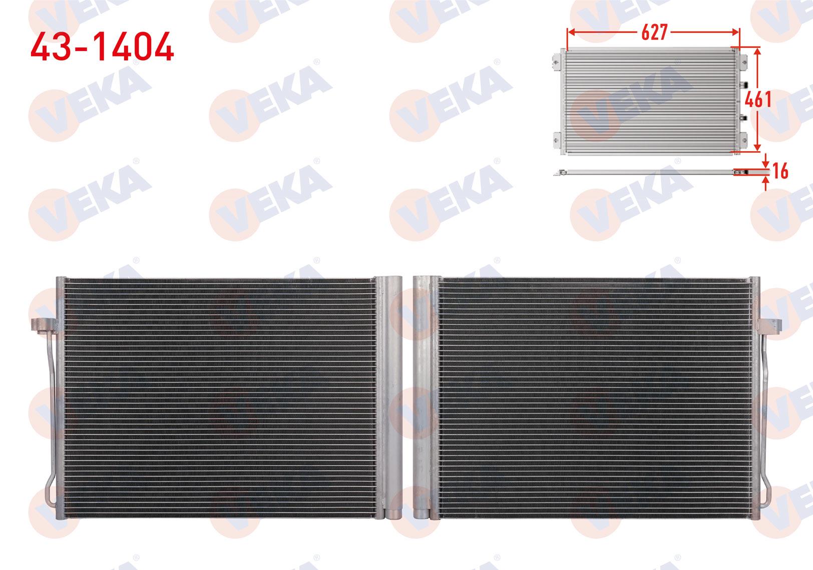 Klima Radyatörü Bmw X5 07-12 E70 3.0d | Veka 431404