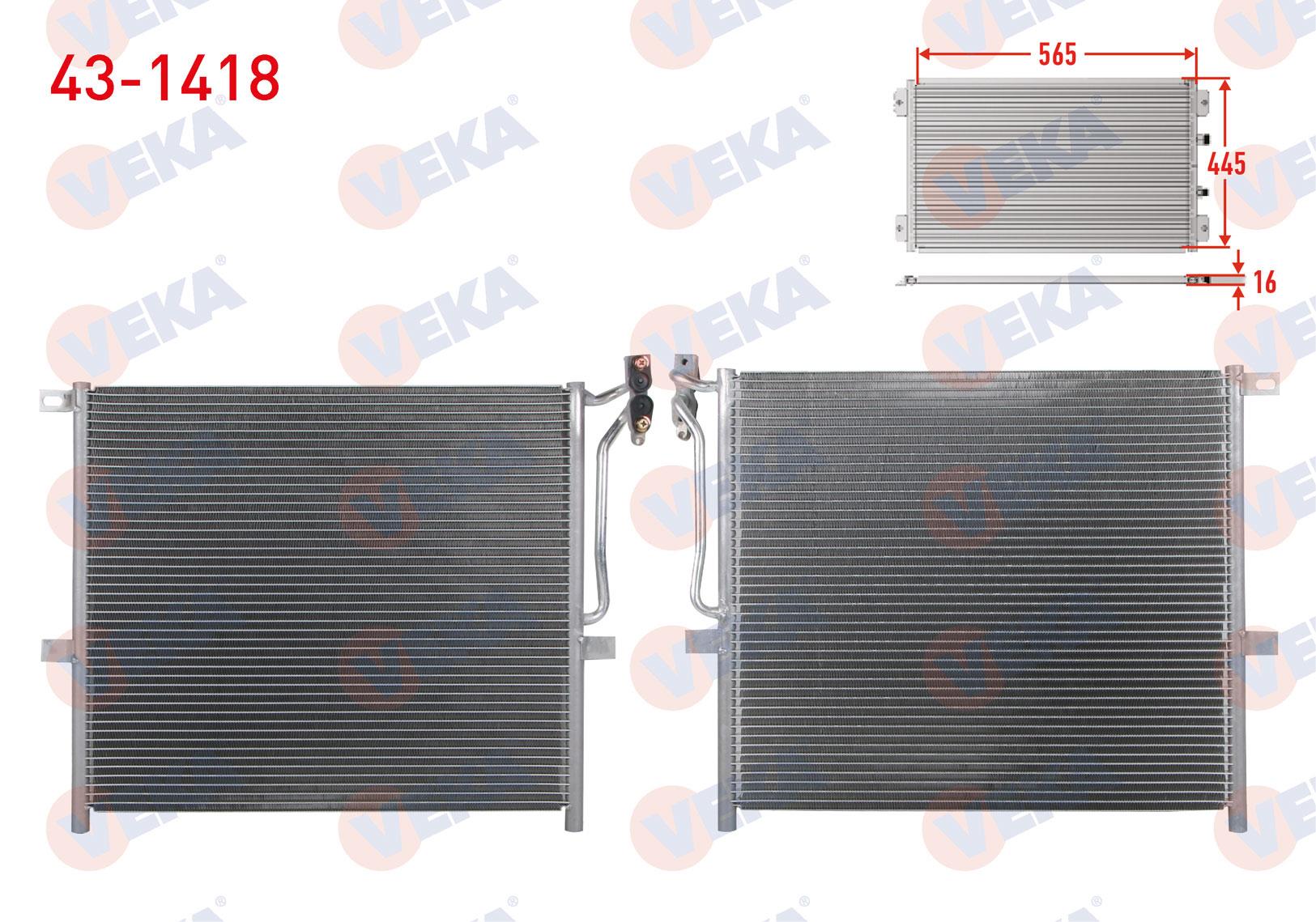 Klima Radyatörü Bmw X3 (e83) 2.0i 2004-2010 | Veka 431418