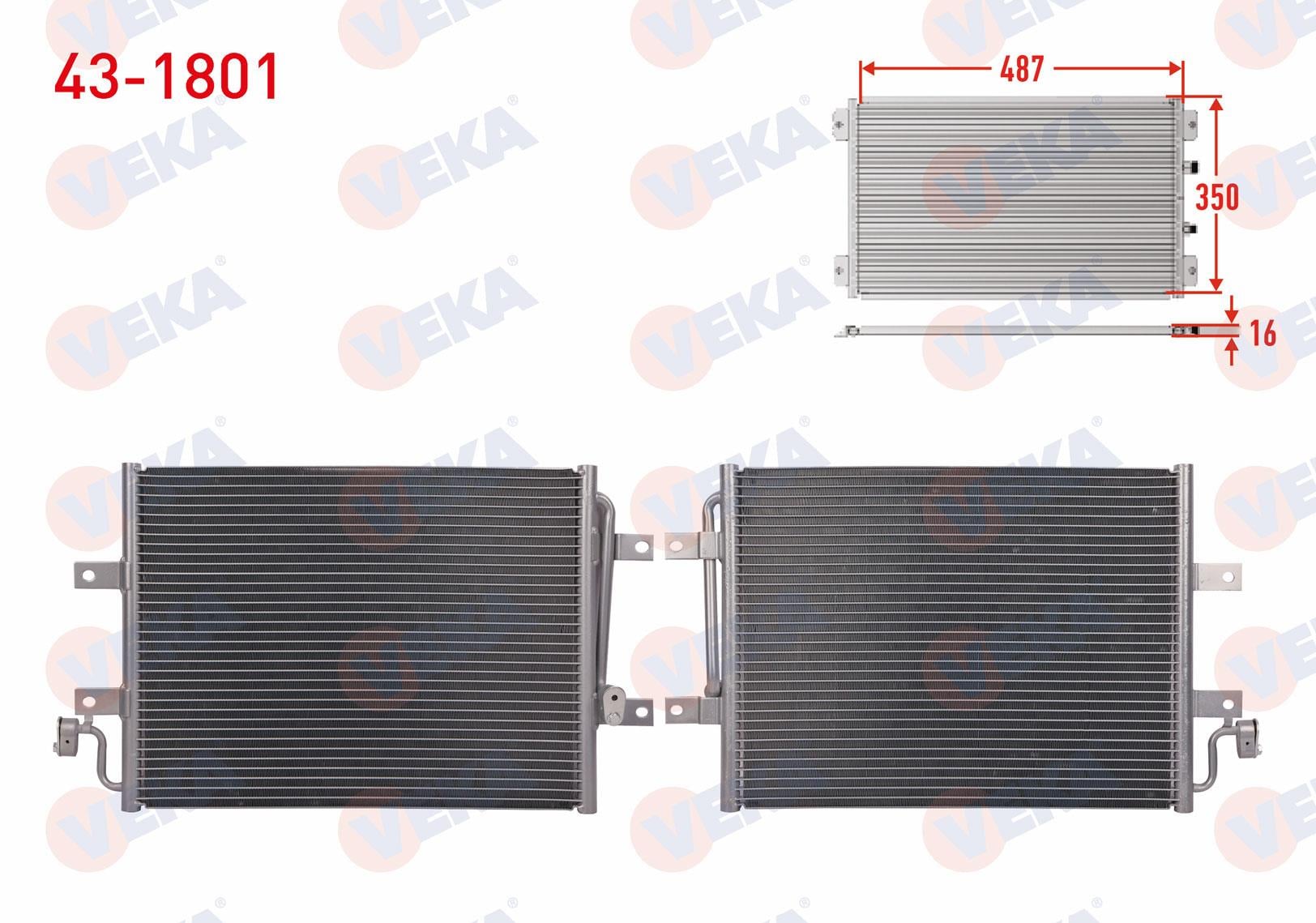 Klima Radyatörü Fiat Albea 1,3multıjet. Palio | Veka 431801