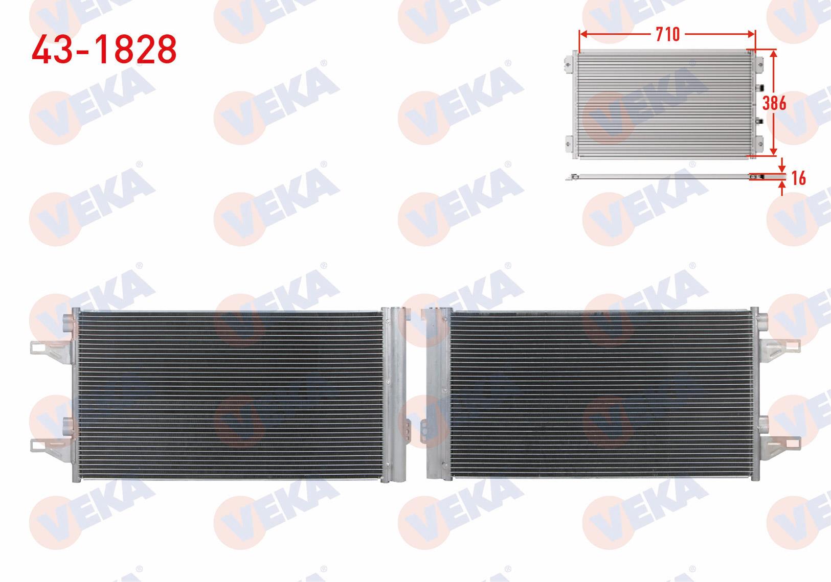 Klima Radyatörü Fıat Ducato 2.3 Mjt 2014- Cıtroen Jumper Boxer Ducato | Veka 431828