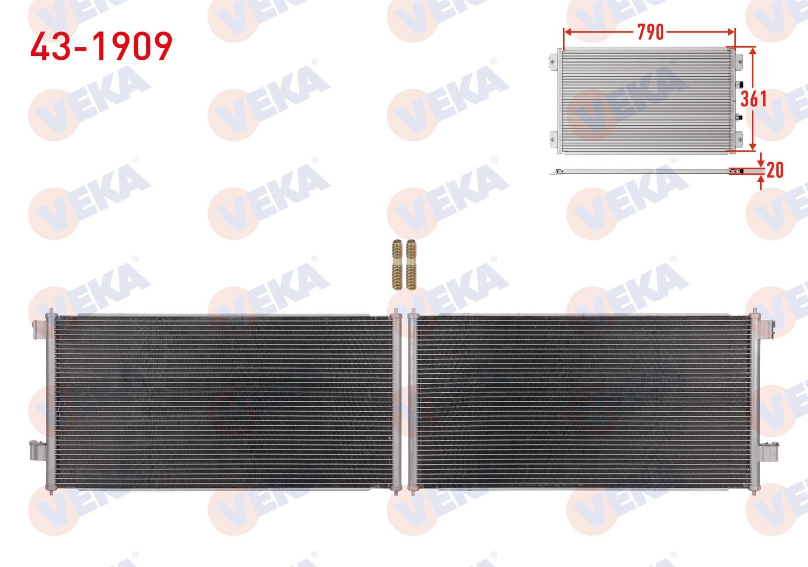 Klima Radyatörü Ford Connect 1,8 2002-2013 | Veka 431909