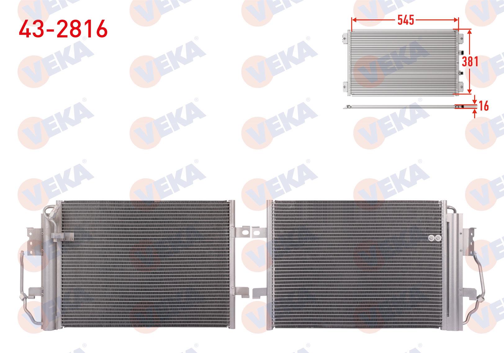 Klima Radyatörü Mercedes A Class (w168) A 140 1997-1999 | Veka 432816