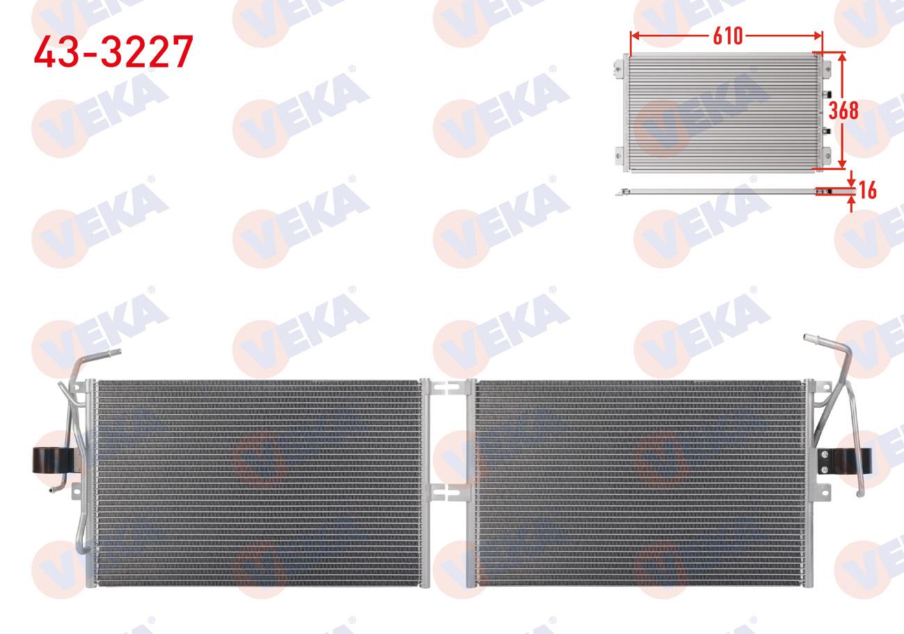 Klima Radyatörü Opel Vectra B 1.6i 1999-2003 | Veka 433227