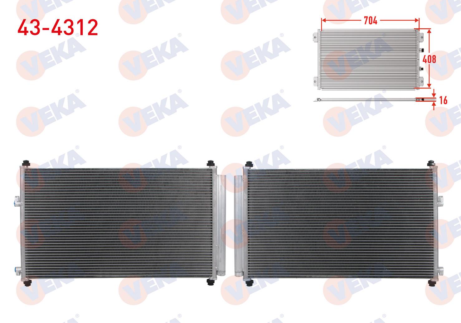 Klima Radyatörü Toyota Rav4 05-12 8846042100 | Veka 434312