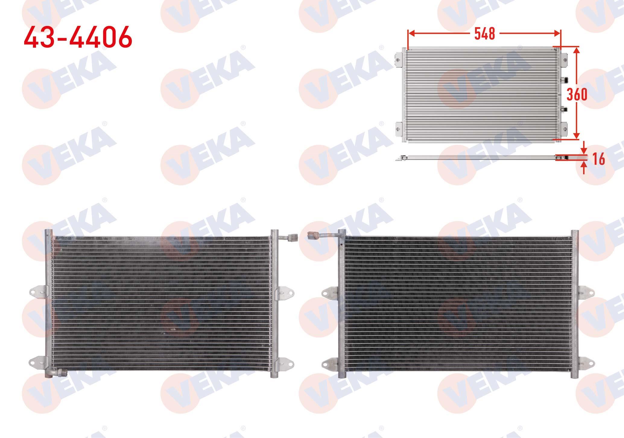 Klima Radyatörü Vw Polo Classıc (6kv2) 1.4 M-t 1995-2001 | Veka 434406