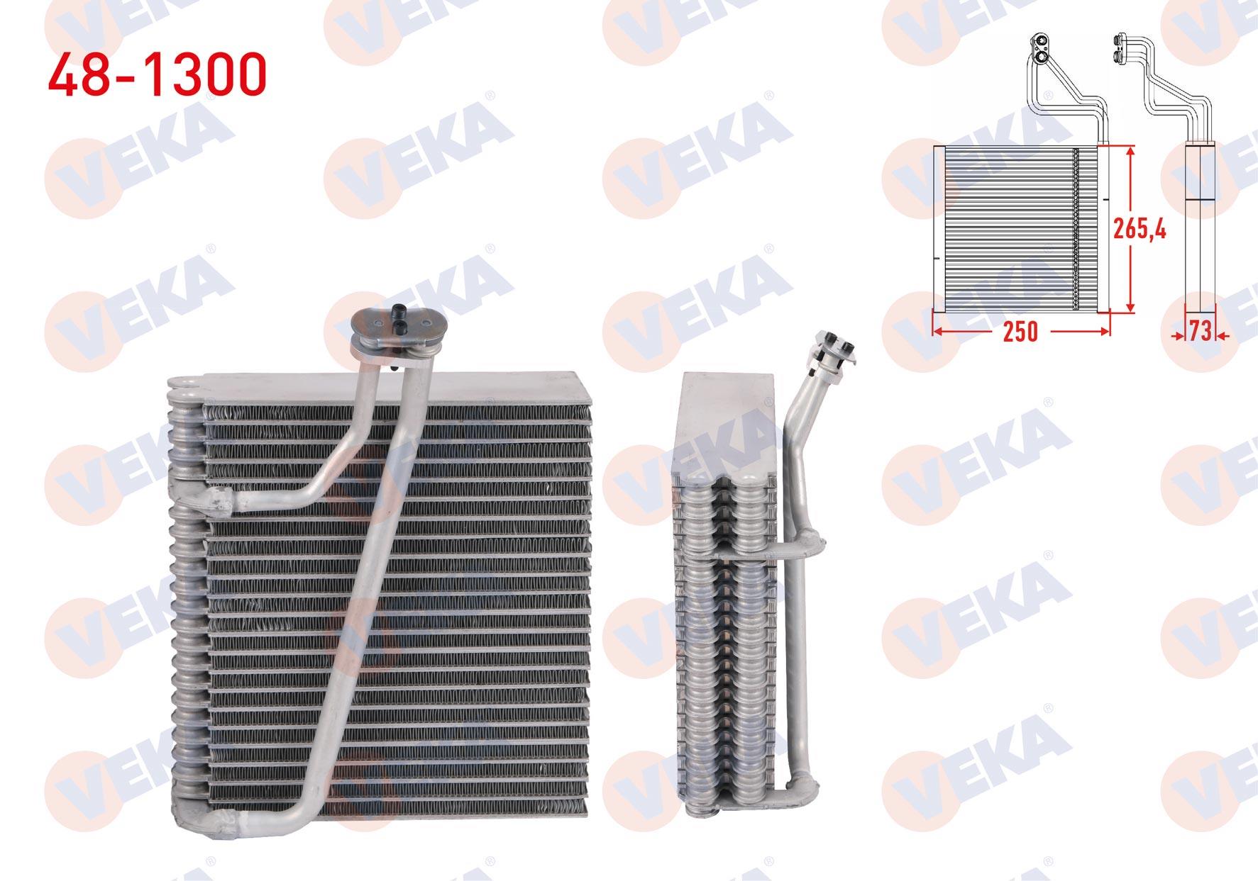 Klima Radyatörü Evaporatörü Borulu 225x214x75 Audi Q7 (4l) 2006-2015 Vw Crafter 7h1820101a 7l0820679 | Veka 481300