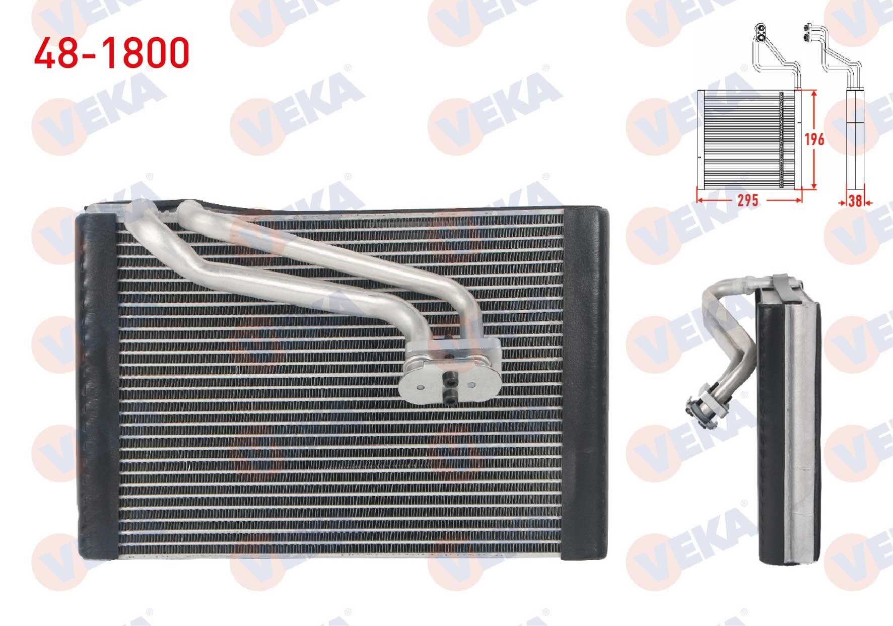 Klima Radyatörü Evaporatörü Borulu 295x196x38 Lınea 1.3 Mjt 2007-/punto (grande-evo-punto) 1.3 Mjt 2012-/bravo Iı 1.6 Mjt 2006 | Veka 481800