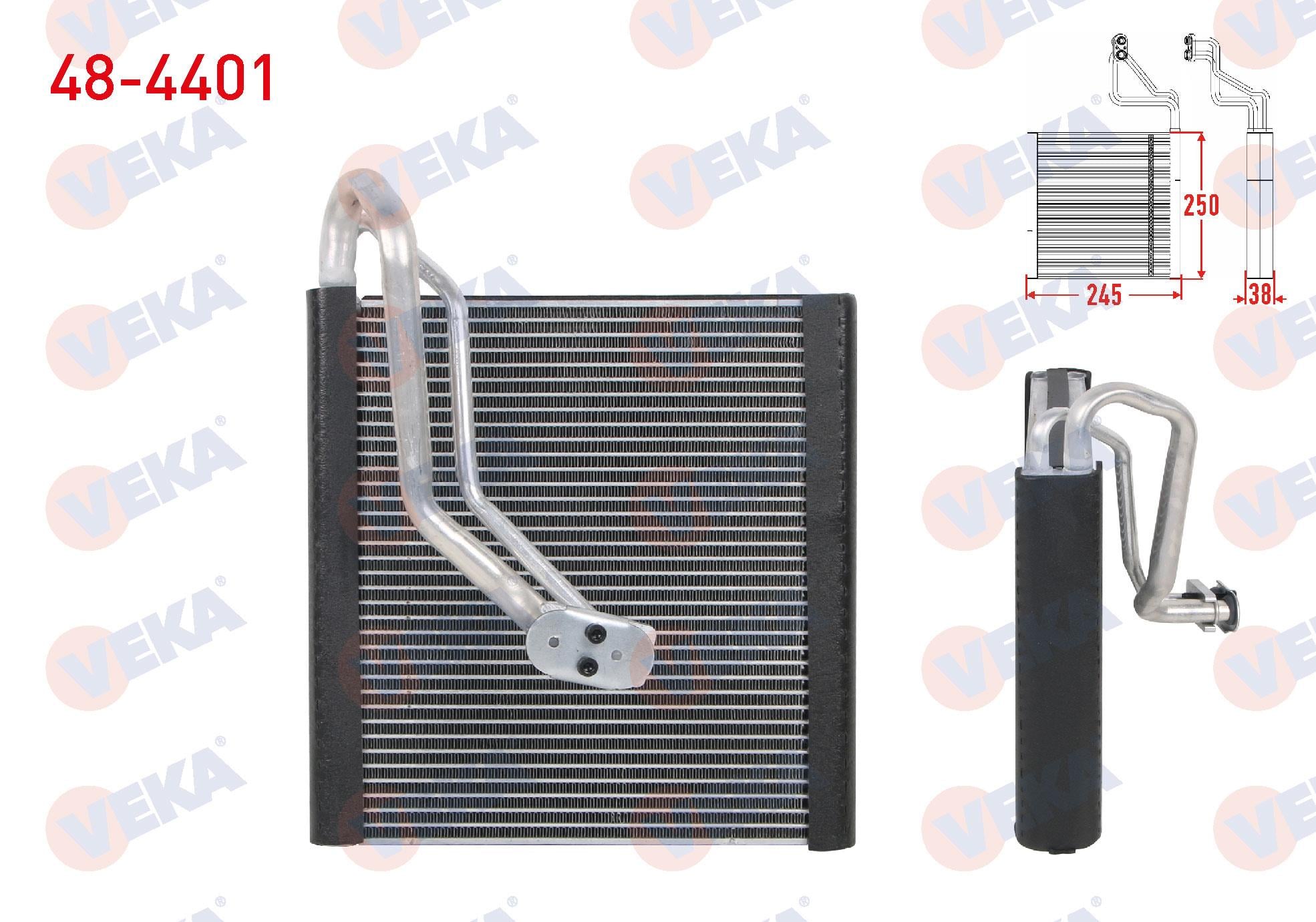 Klima Radyatörü Evaporatörü Borulu Vw Golf Vıı 12- Passat 14- Tıguan Troc 16- Audı A3 12- Q2 Q3 16- Seat Leon 12- 5q1820102d | Veka 484401