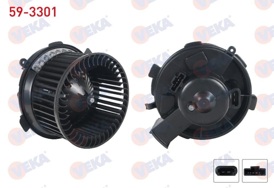 Kalorifer Motoru Peugeot Pejo 307 01-08 P206 Plus Xsara Picasso Otomatik Soğutma | Veka 593301