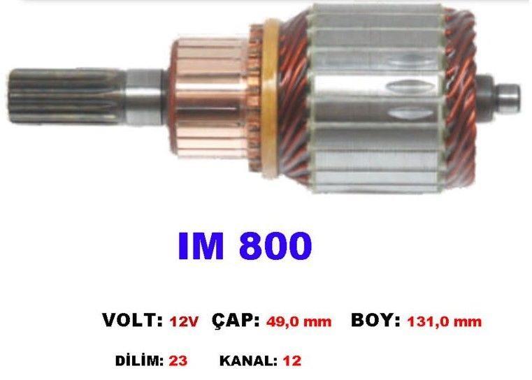 Marş Kollektörü 12v Skoda Felicia Pal Tipi 49*131*12 | Wınwın Im800